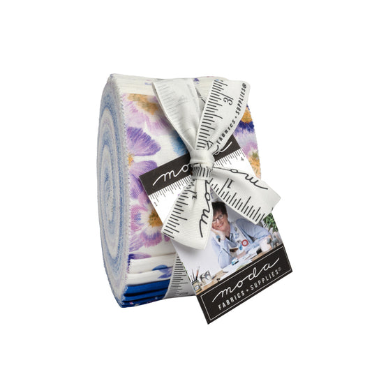 Delphinium Jelly Roll by Janet Clare for Moda