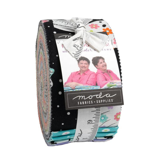 Fab-Boo-Lous Jelly Roll by Me & My Sister for Moda Fabrics