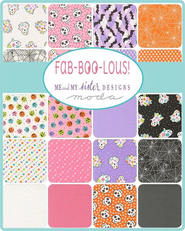 Fab-Boo-Lous Jelly Roll by Me & My Sister for Moda Fabrics