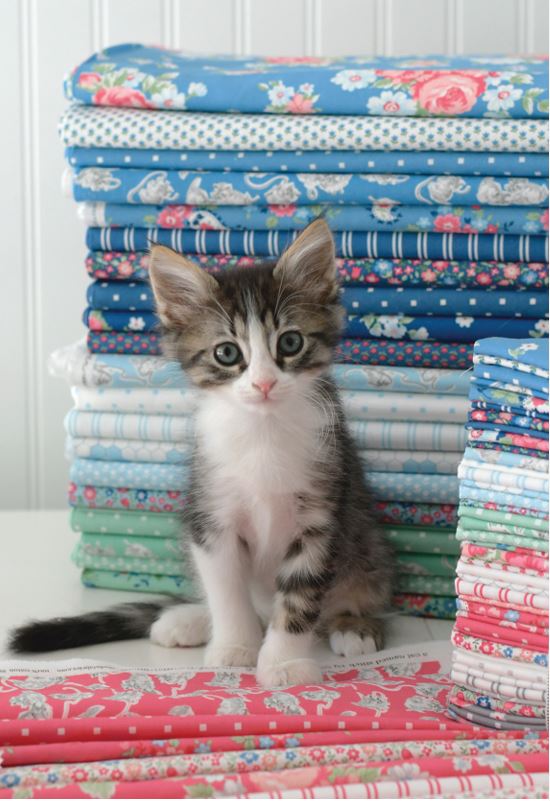 Cat Named Stitch Jelly Roll by Camille Roskelley for Moda