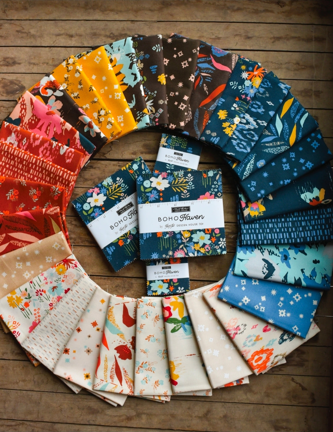 Boho Haven Jelly Roll by Fancy That Design House for Moda