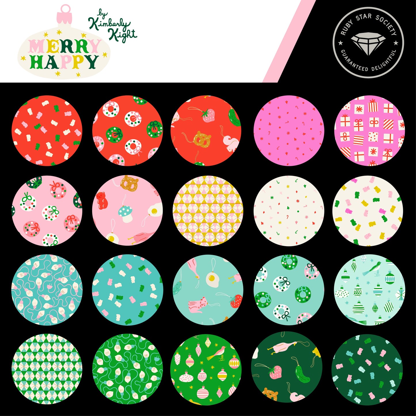 Merry Happy Jelly Roll by Kimberly Kight for Ruby Star Society