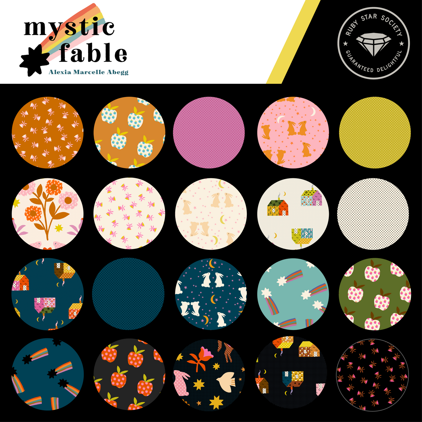 Mystic Fable Jelly Roll by Alexia Abegg for Ruby Star Society