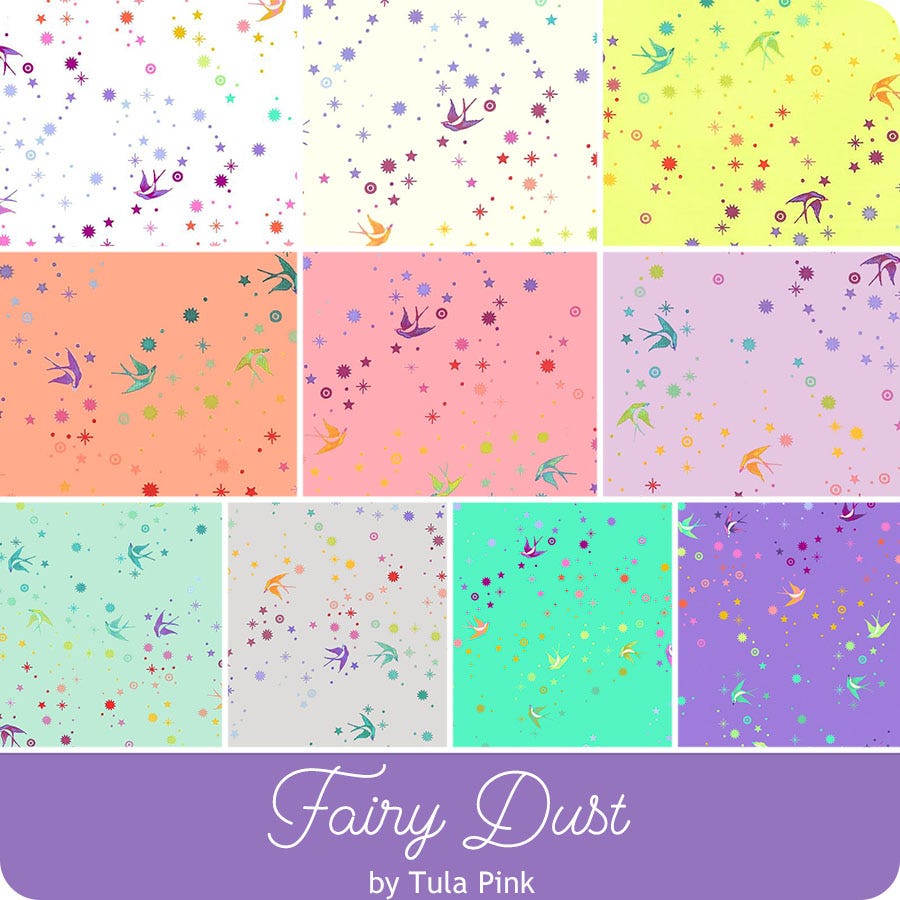 Fairy Dust Design Roll
Tula Pink for Free Spirit Fabrics