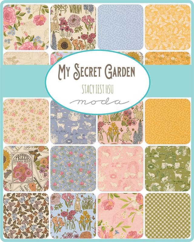 My Secret Garden Jelly Roll by Stacy Iest Hsu for Moda