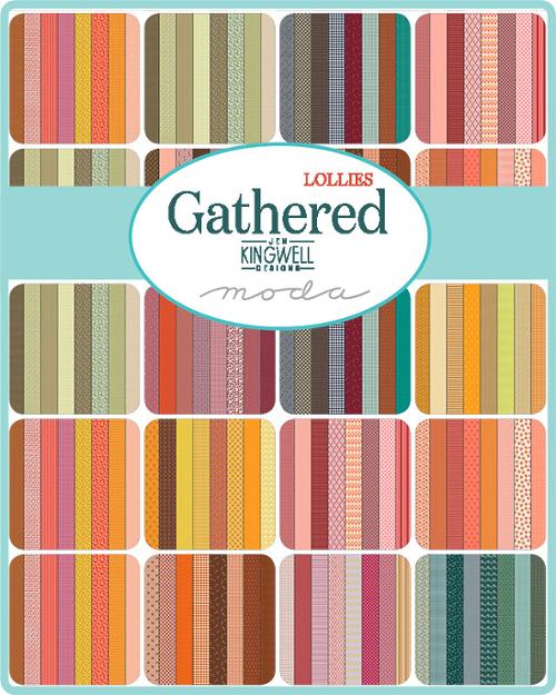 Gathered Lollies Jelly Roll by Jen Kingwell for Moda