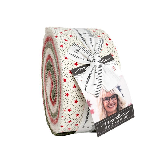 Joyful Gathering II Jelly Roll by Primitive Gatherings for Moda