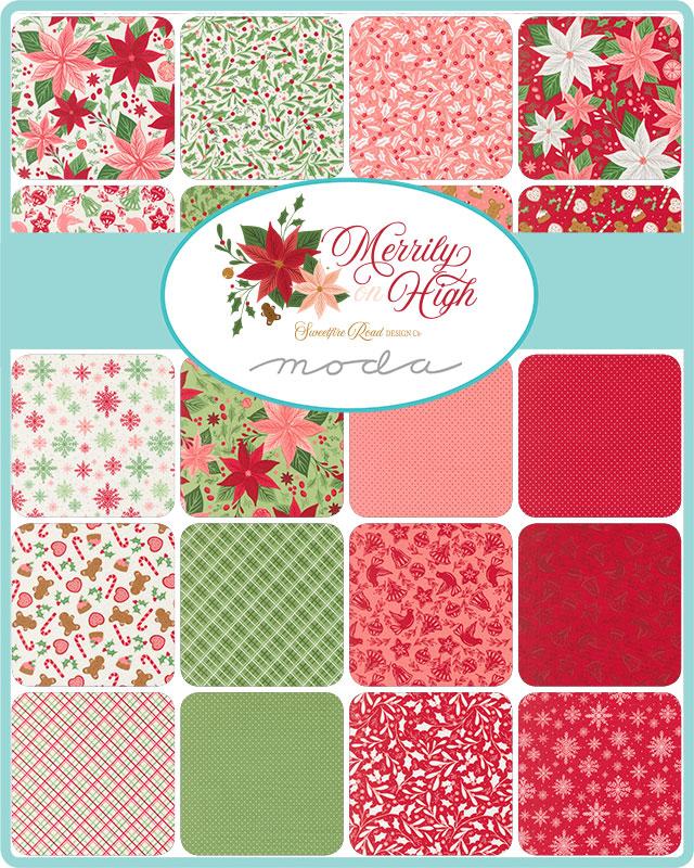 Merrily On High Jelly Roll by Sweetfire Road for Moda