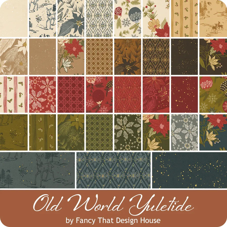 Old World Yuletide Jelly Roll Fancy That Design House for Moda Fabrics