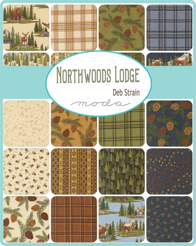 Northwoods Lodge Jelly Roll by Deb Strain for Moda