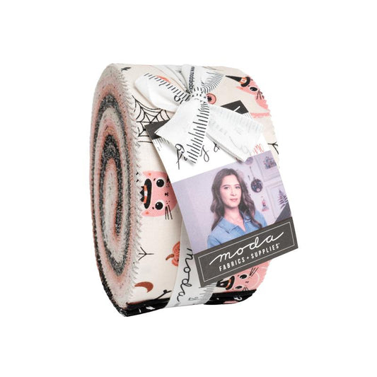 Purrs and Boos Jelly Roll by Elena Amo for Moda