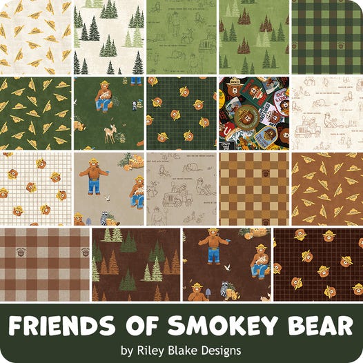 Friends of Smokey Bear Rolie Polie by Riley Blake Designs