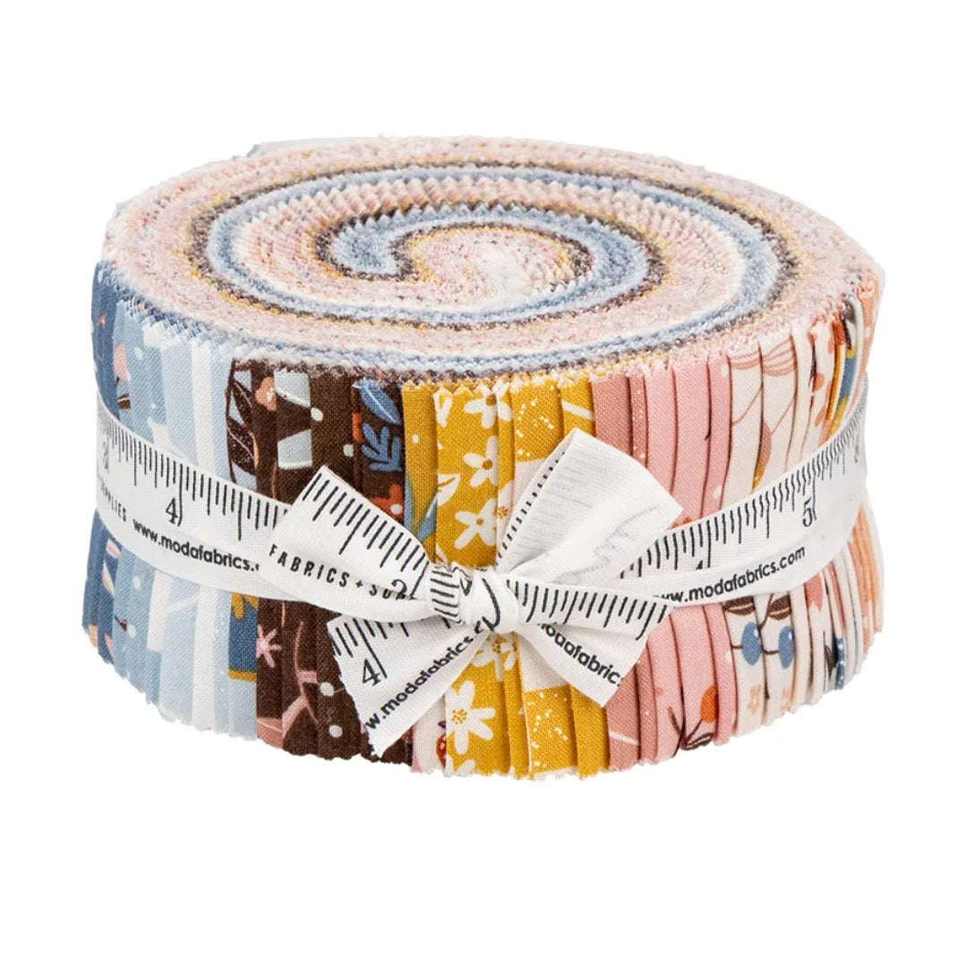 Blossoms & Blooms Jelly Roll by Elena Amo for Moda Fabrics