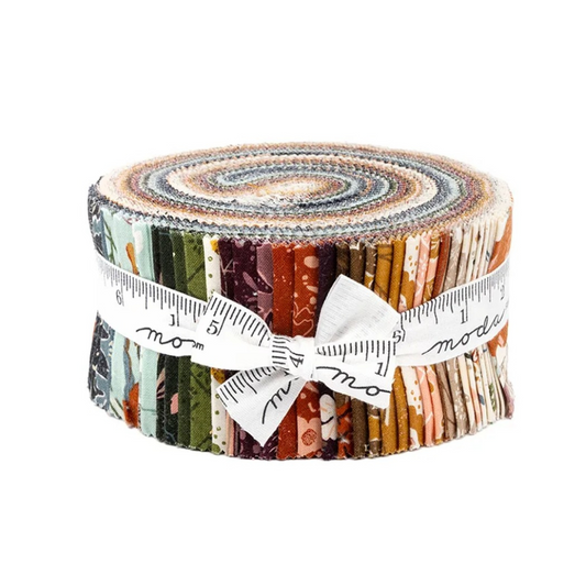 Foraged, Found & Hand Me Down Jelly Roll by Fancy That Design House for Moda Fabrics