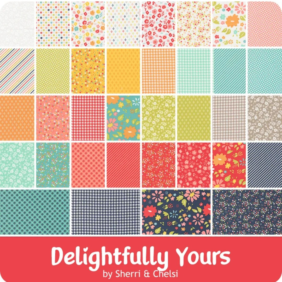 Delightfully Yours Jelly Roll by Sherri & Chelsi for Moda Fabrics