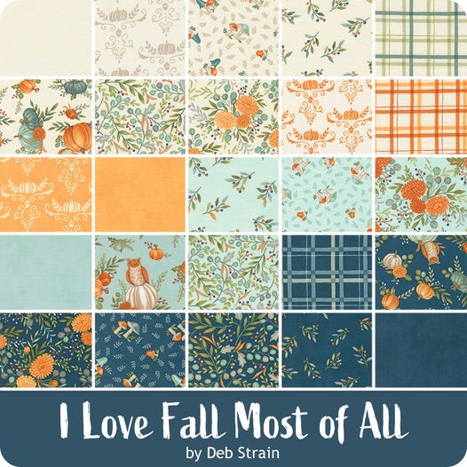 I Love Fall Most Of All by Deb Strain for Moda Fabrics