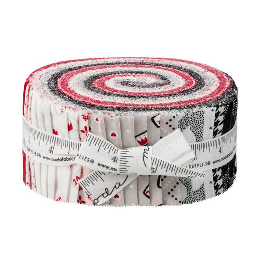 XOXO Jelly Roll by April Rosenthal for Moda Fabrics