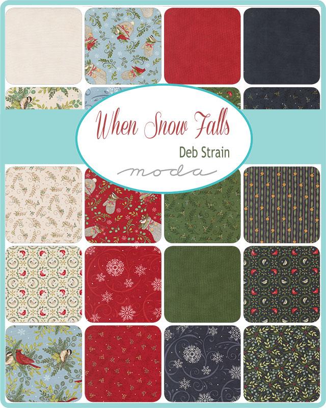 When Snow Falls Jelly Roll by Deb Strain for Moda