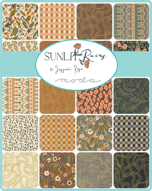 Sunlit Ruins Jelly Roll by Jessica Rose for Moda