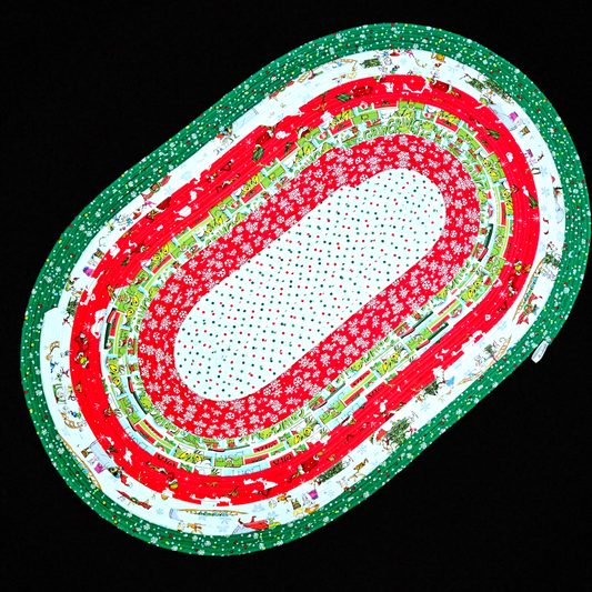Christmas Jelly-Roll Rug
