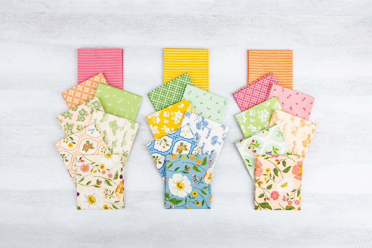 Virginia Rose 2 1/2" Rolie Polie by Katherine Lenius for Riley Blake Designs