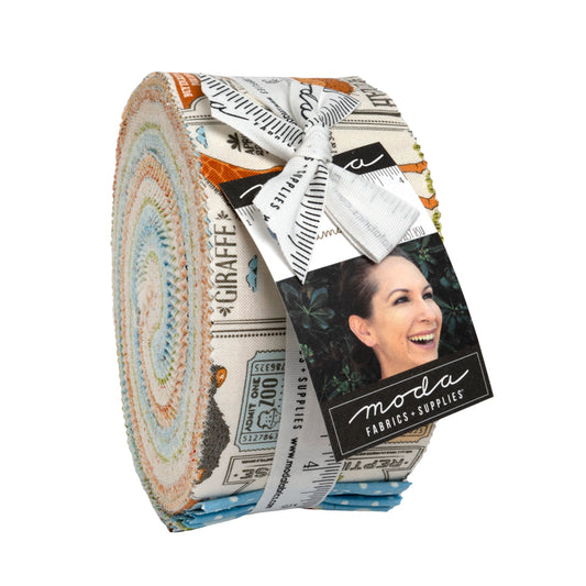 Animal Park Fun Jelly Roll by Stacy Iest Hsu for Moda