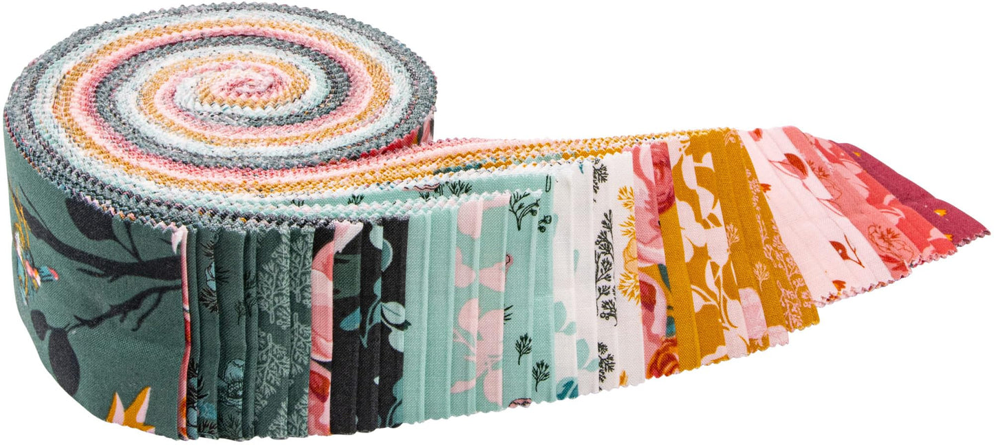 Porch Swing Rolie Polie 40 2.5-inch Strips Jelly Roll Riley Blake