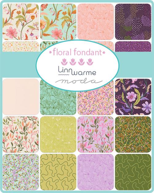 Floral Fondant Jelly Roll by Linn Warme for Moda