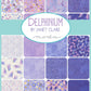 Delphinium Jelly Roll by Janet Clare for Moda