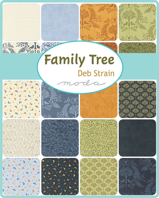 Family Tree Jelly Roll by Deb Strain for Moda