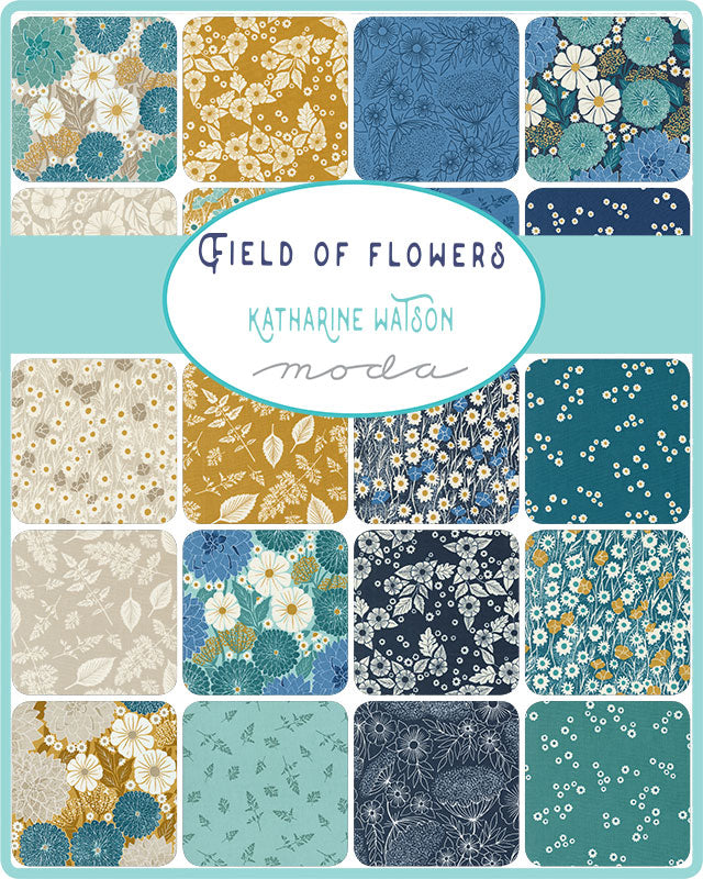 Field of Flowers Jelly-Roll by Katharine Watson for Moda Fabrics