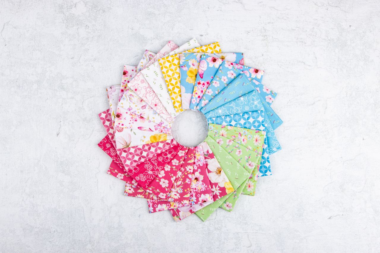 Painted Petals by Lila Tueller for Riley Blake Designs