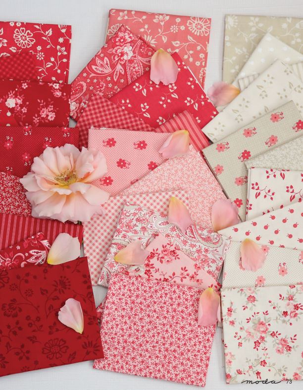 Petals and Polka Dots Jelly Roll by Bunny Hill Designs for Moda