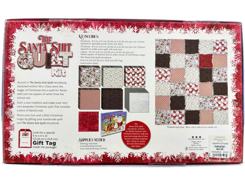 The Santa Suit Quilt Kit