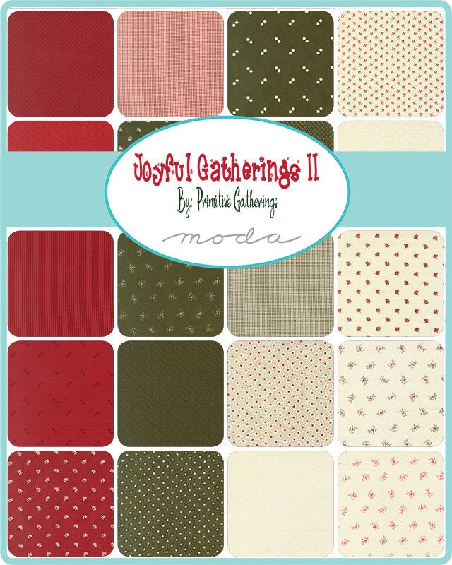 Joyful Gathering II Jelly Roll by Primitive Gatherings for Moda