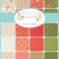 Poinsettia and Pear Jelly Roll by Sherri & Chelsi for Moda