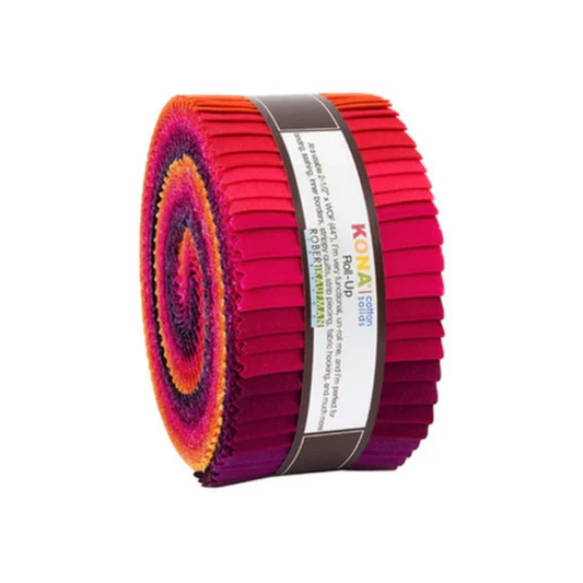 Robert Kaufman Kona Cotton Solids Birds of Paradise Roll Up