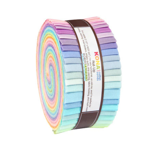 Roll Ups: Kona® Cotton, New Pastel Palette