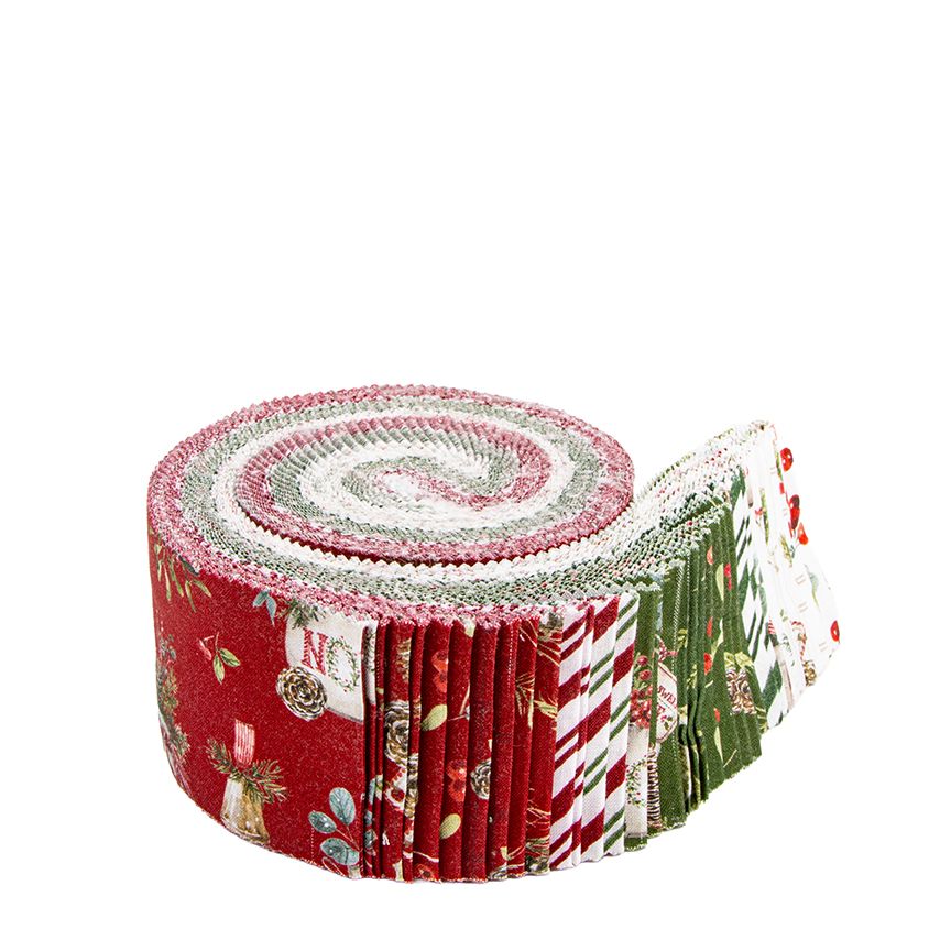 Holiday Spirit 2 1/2" Rolie Polie by Lisa Audit for Riley Blake Designs