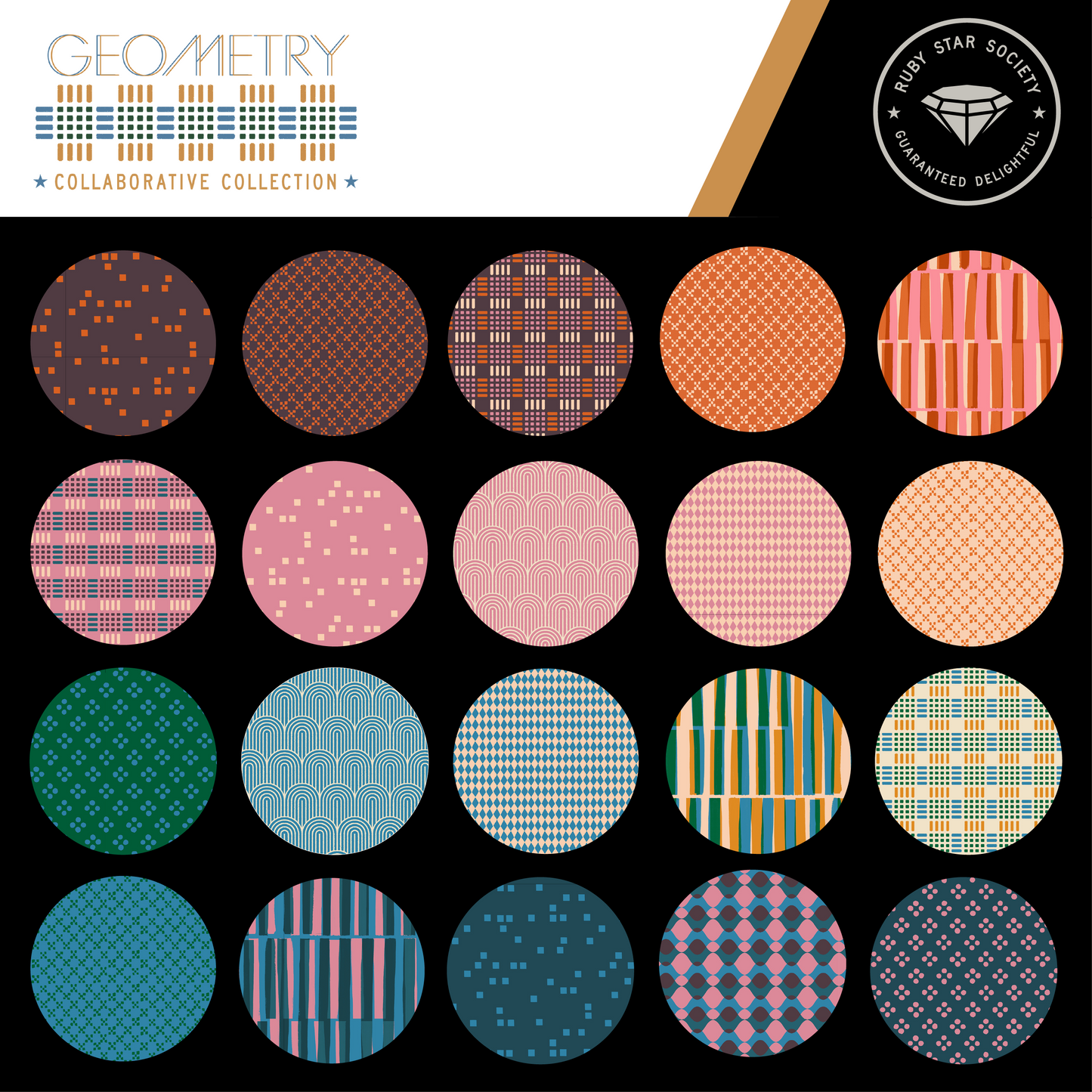 Geometry Jelly Roll by Ruby Star Society