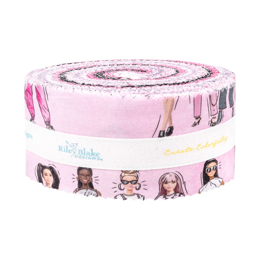 Barbie Girl 2.5" Rolie Polie
Mattel for Riley Blake Designs
