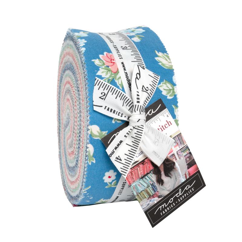 Cat Named Stitch Jelly Roll by Camille Roskelley for Moda