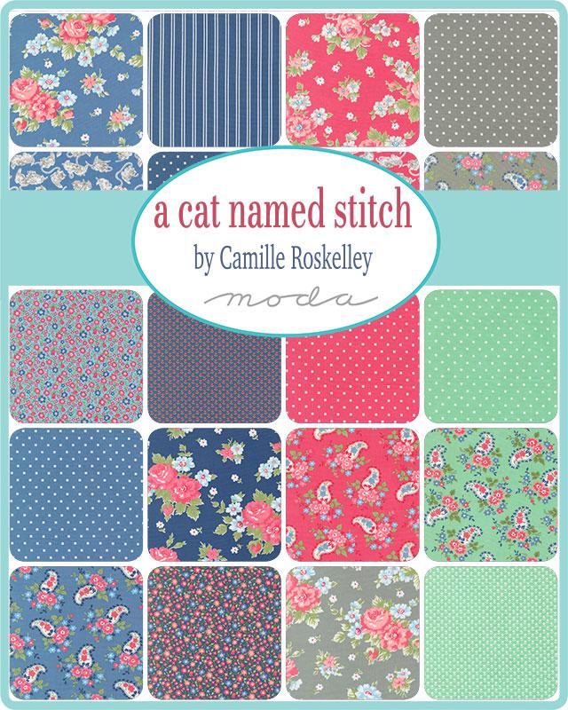 Cat Named Stitch Jelly Roll by Camille Roskelley for Moda