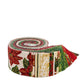 Poinsettias at Christmas 2 1/2" Rolie Polie