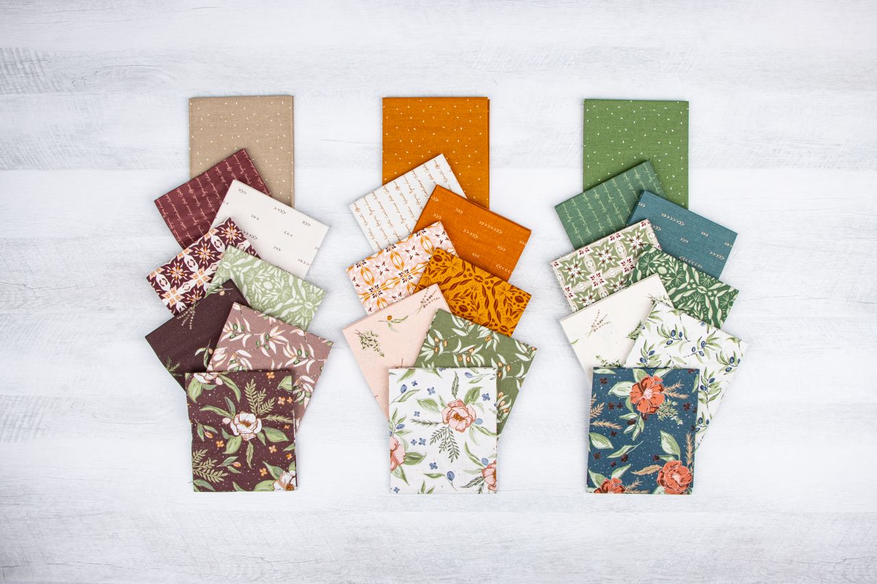 Olive Grove 2 1/2" Rolie Polie by Amber Elliot for Riley Blake Designs