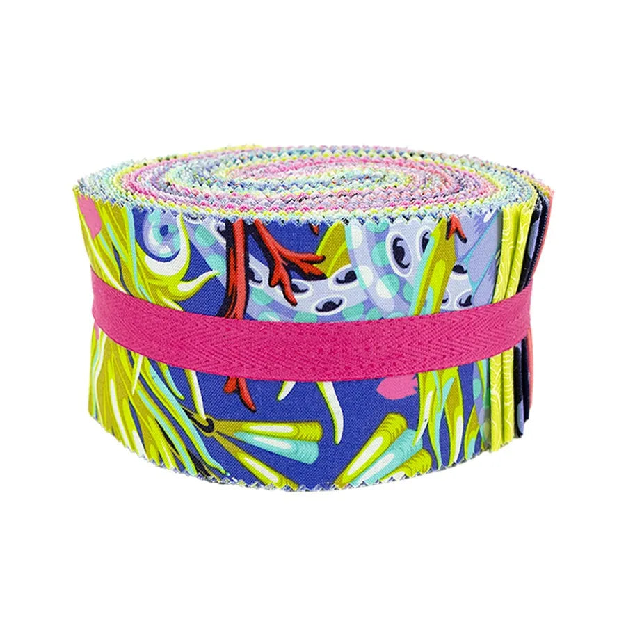 Floral Reef 2.5" Design Roll Tula Pink for FreeSpirit Fabrics