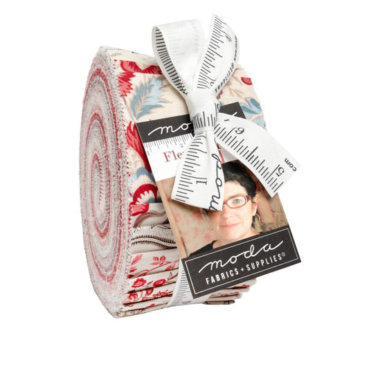 Fleur De Paris Jelly Roll by French General for Moda