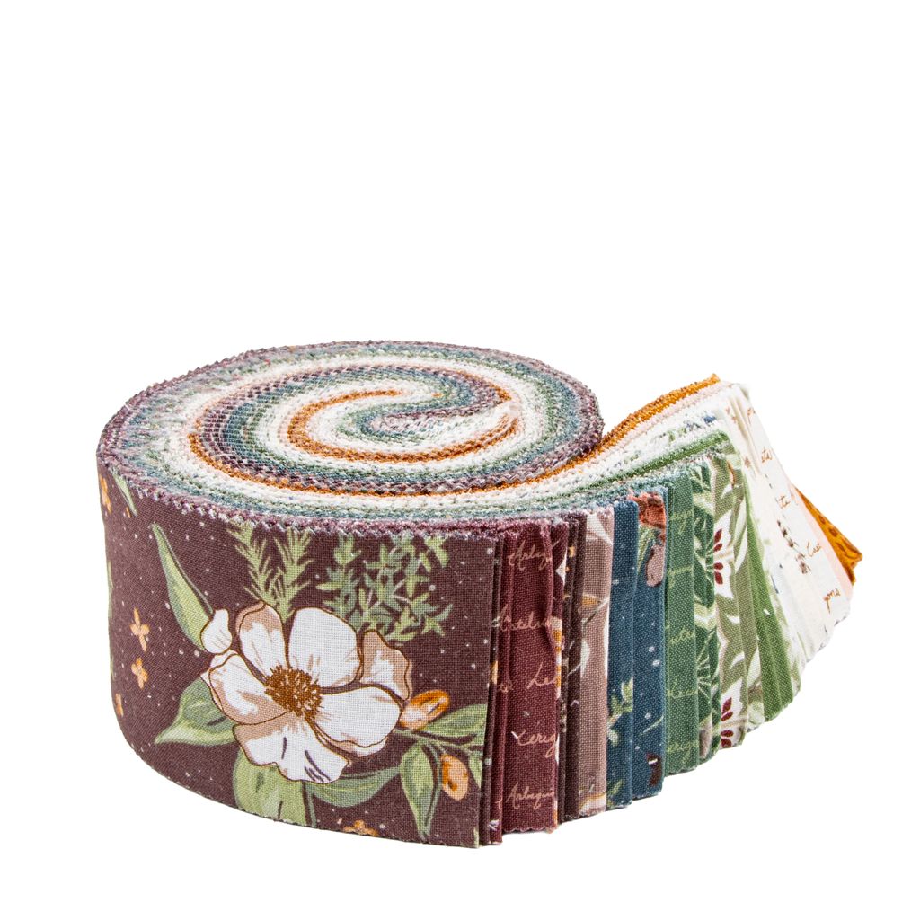 Olive Grove 2 1/2" Rolie Polie by Amber Elliot for Riley Blake Designs