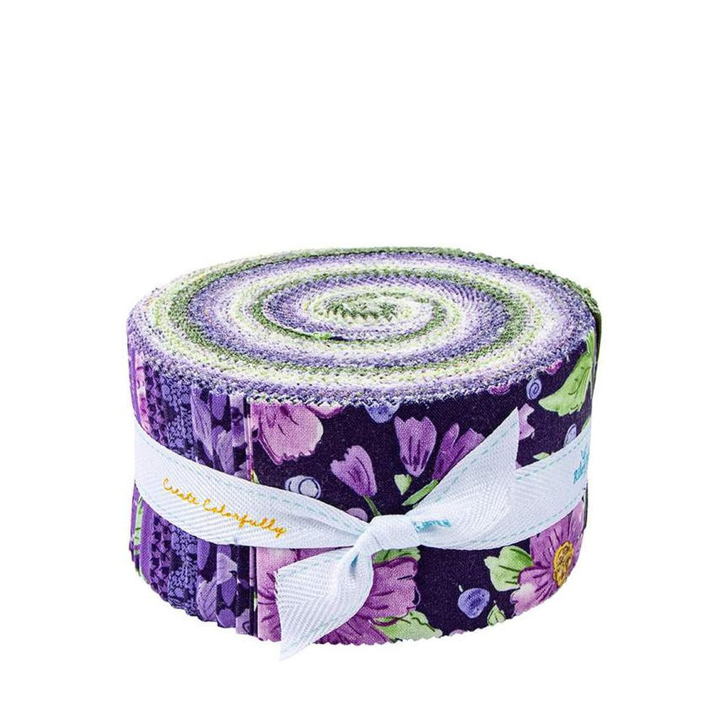 Plum Petals Rolie Polie by Diane Labombarbe for Riley Blake Designs