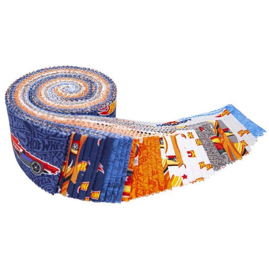 Hot Wheels - Riley Blake 2.5" Rolie Polie